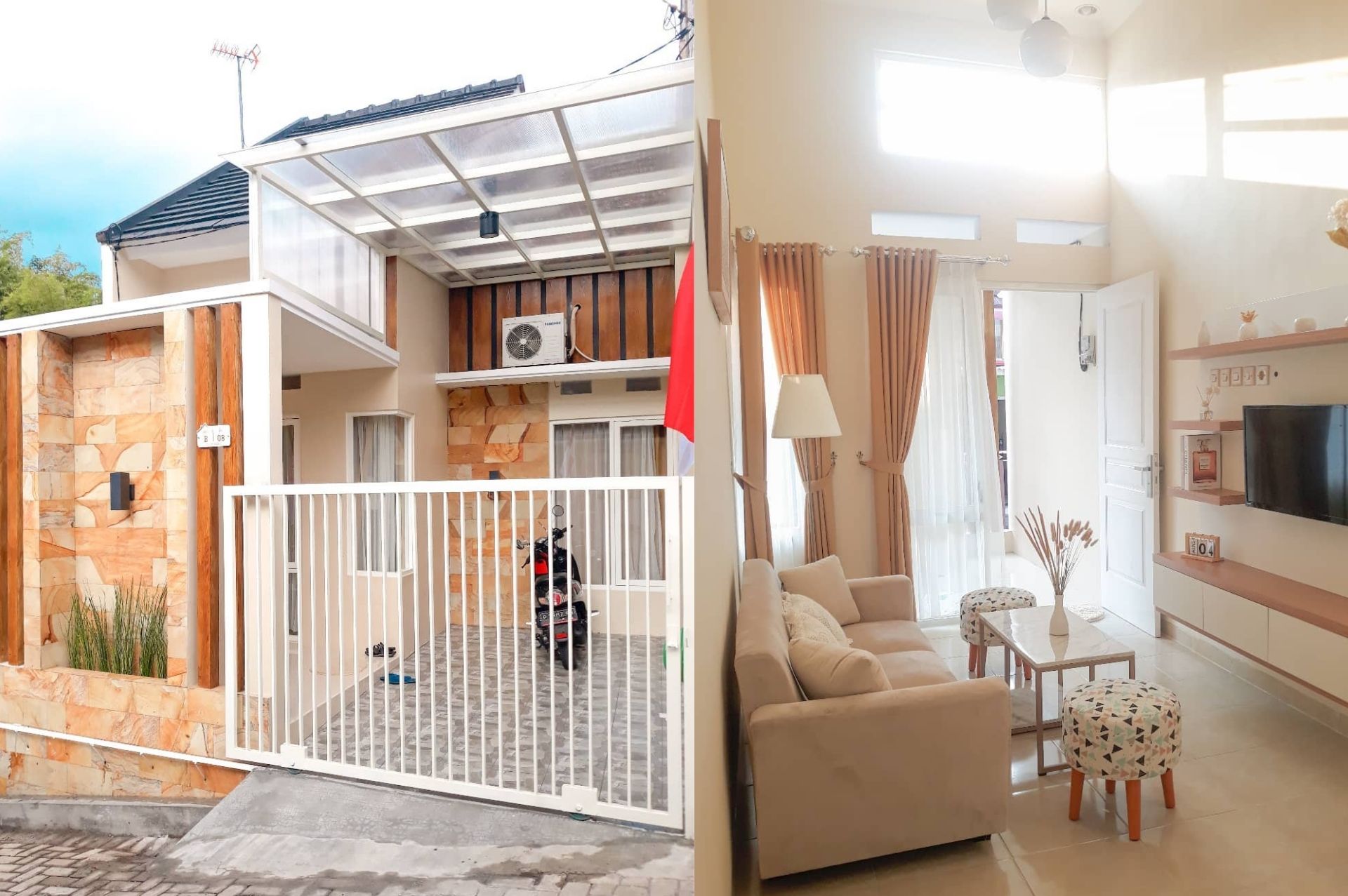Desain Rumah Mungil Tipe 40 56 Milik Irma Styana
