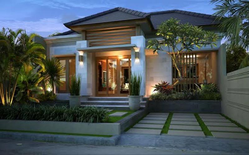 10 Inspirasi Teras Rumah Gaya Bali yang Cantik, Bikin Hunian Seperti