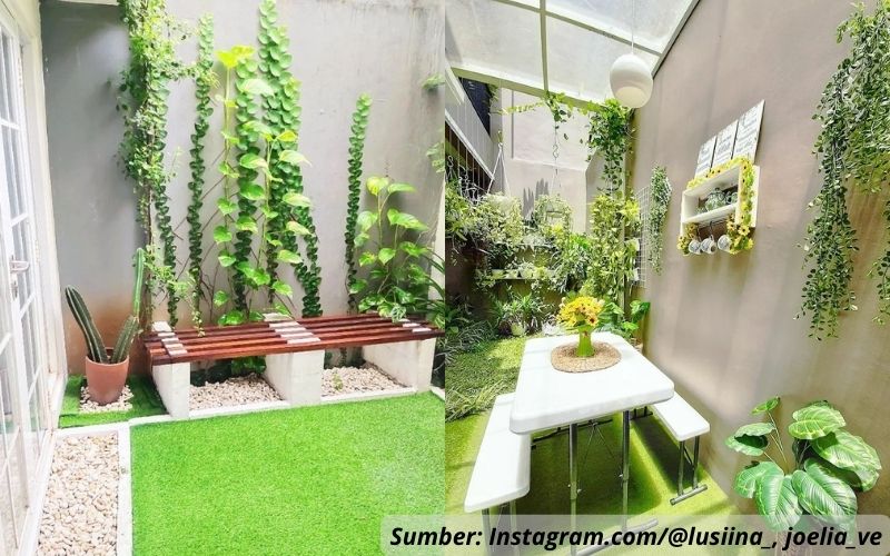 8 Desain Taman Belakang Rumah Terbaik, Tetap Aesthetic Walaupun Sempit